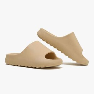 Tan Slide Sandals